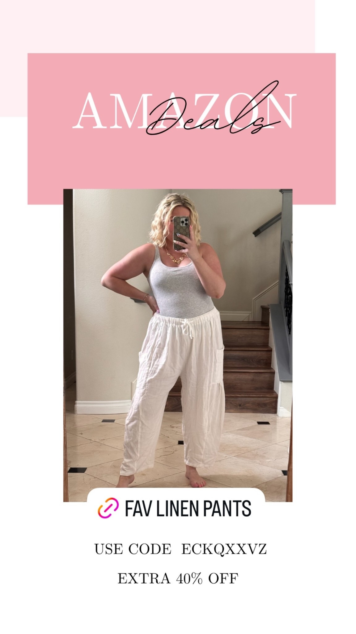 My comfy linen pants are on deal! They come in several colors.

#LTKMidsize #LTKSaleAlert #LTKSeasonal