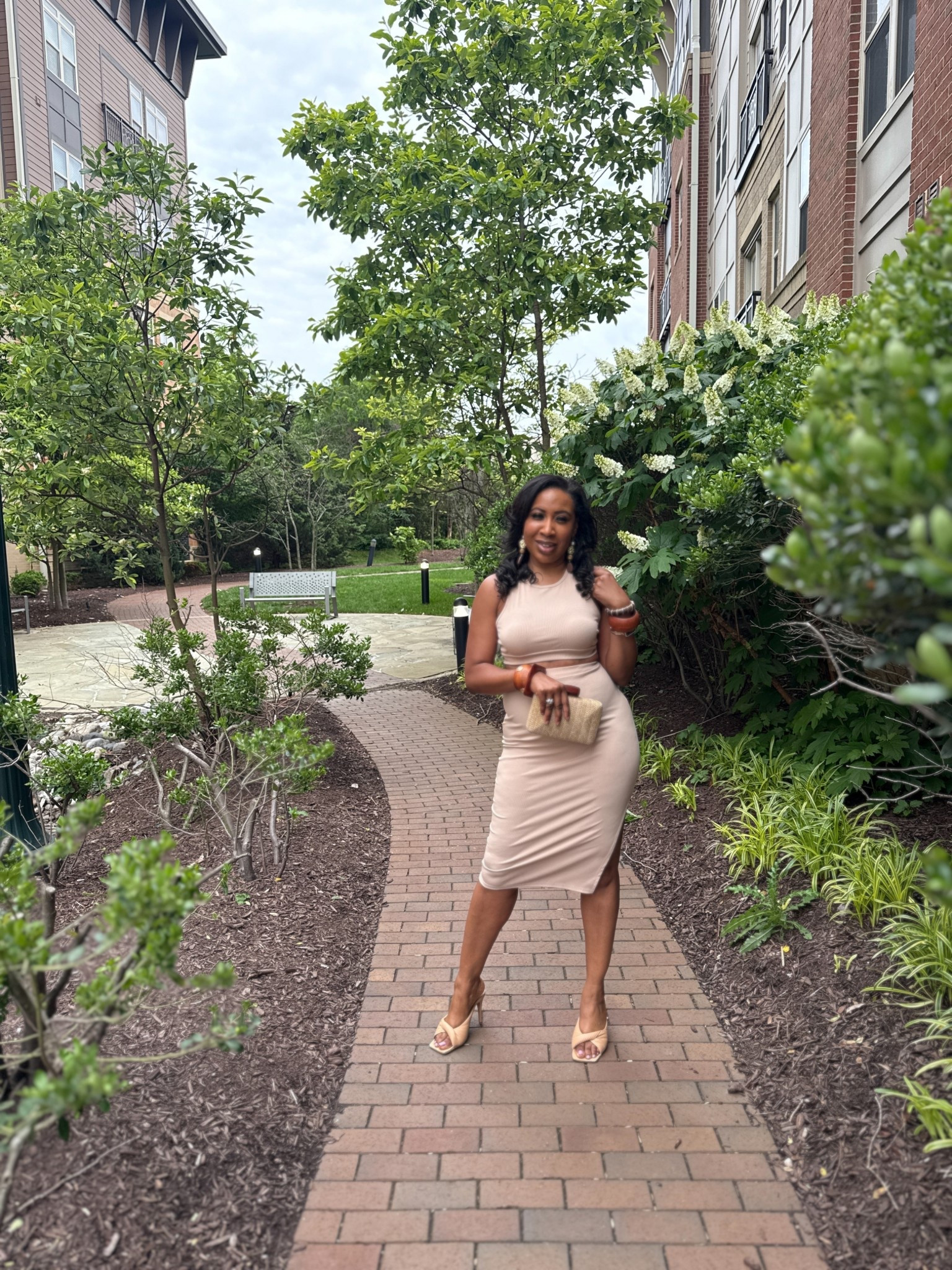 Easy like a Sunday morning ☕👡 Tan crop top + skirt set with comfy heels—cute, comfy, and weekend-ready. Linked similar styles! #OOTD #WeekendStyle #OutfitInspo

#LTKFindsUnder50 #LTKOver40 #LTKStyleTip