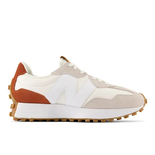 New Balance Women's 327 Sneakers - White/Brown (Size 7) | New Balance Athletics, Inc.