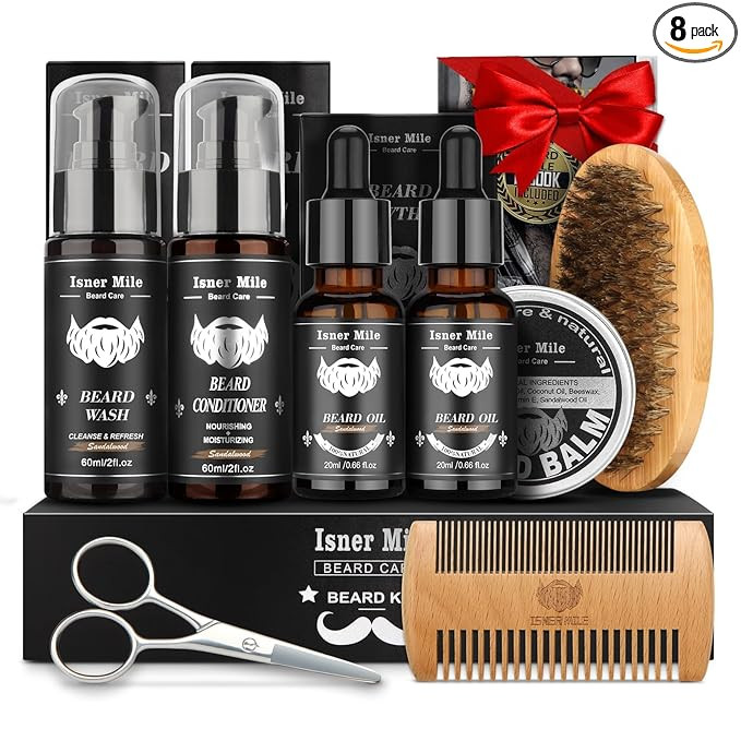 Comfy Mate Beard Kit for Men Grooming and Care: with Beard Shampoo & Conditioner Oil and Balm Bru... | Amazon (US)