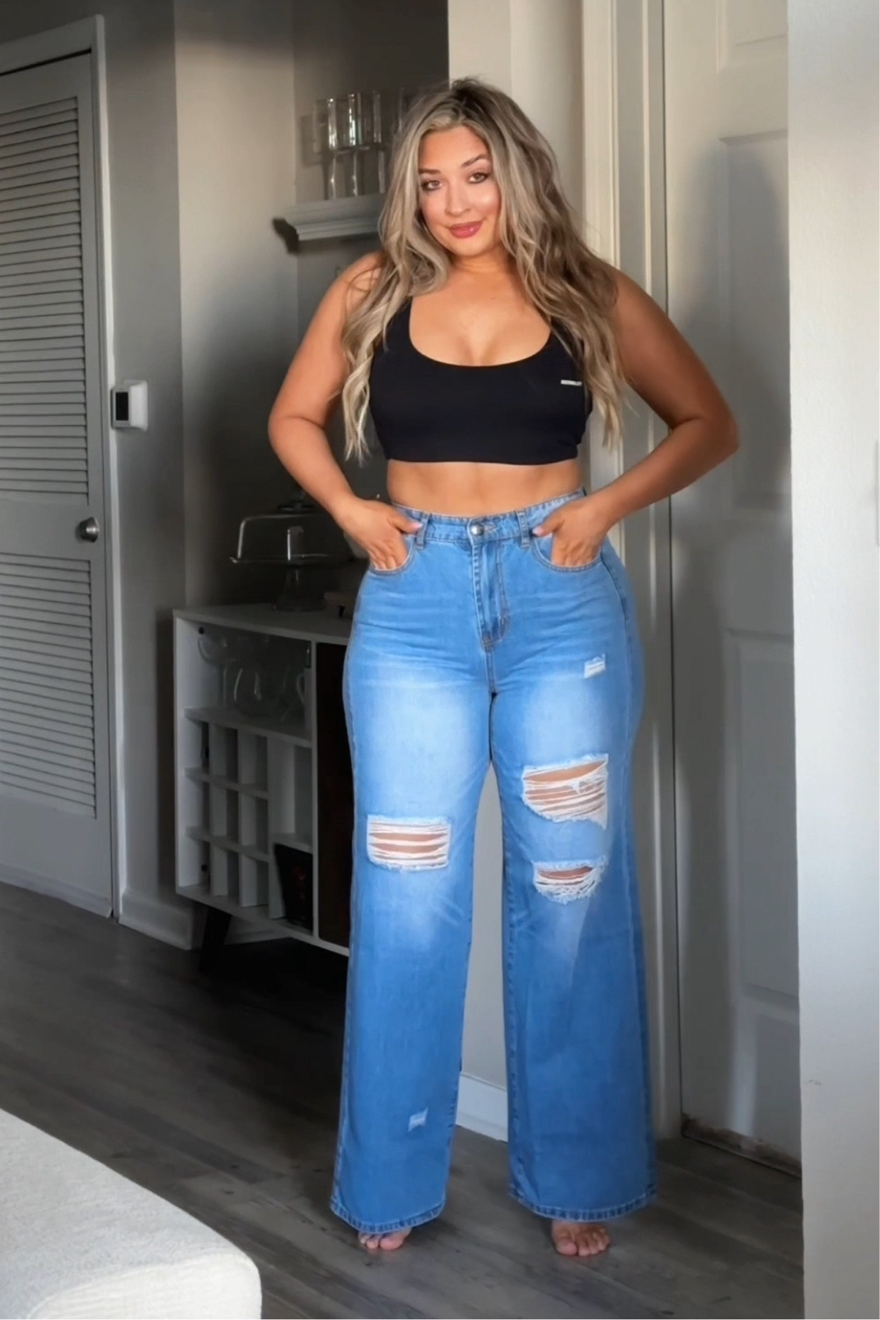 The cutest Amazon jeans! Perfect for a Kirby Body. I’m wearing a size large/10! 

#LTKFindsUnder50 #LTKStyleTip #LTKMidsize