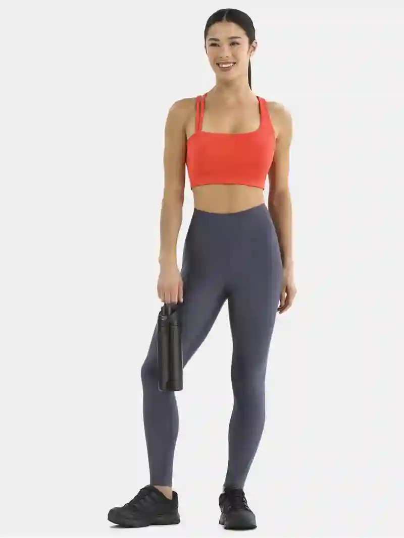 Avia Women's and Women’s Plus SoftSculpt One Shoulder Sports Bra, Sizes XS-4X | Walmart (US)