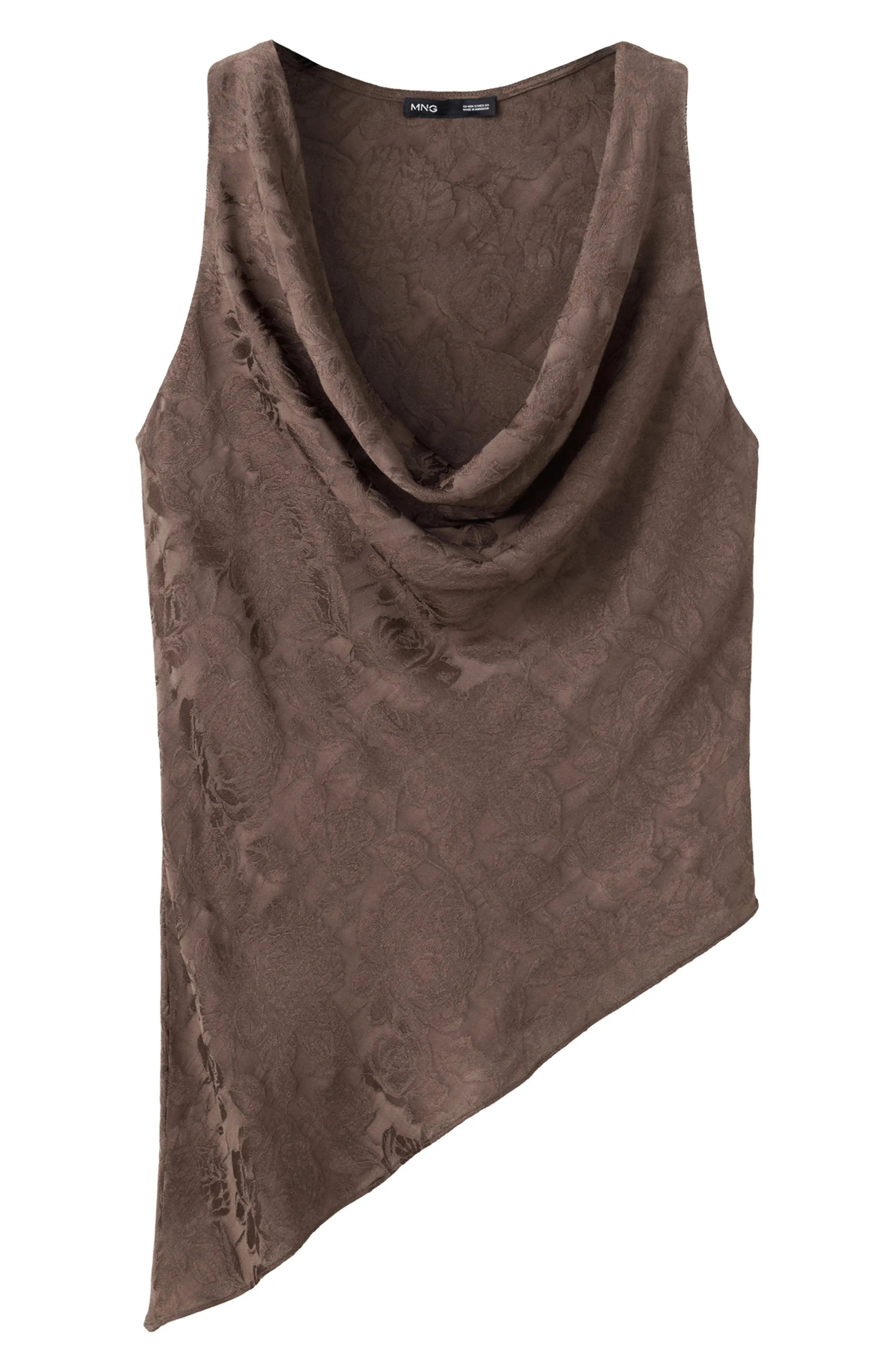 MANGO Mara Jacquard Asymmetric Top (Women) | Nordstrom | Nordstrom