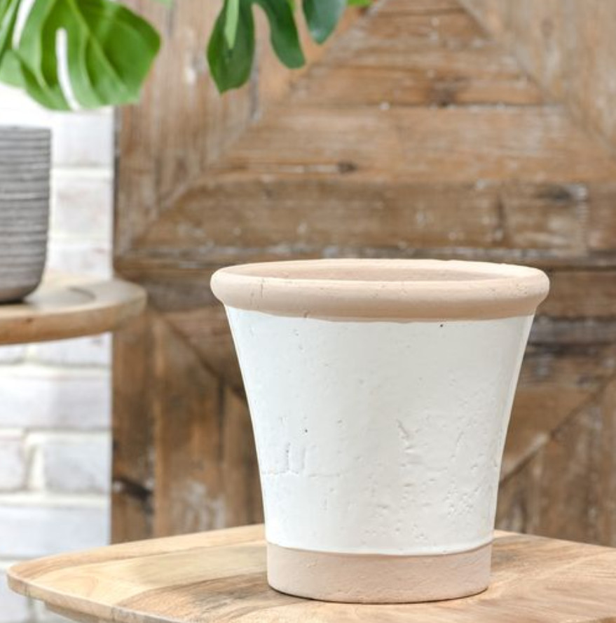 Two Tone Tall French Planter | Fiddle & Fig