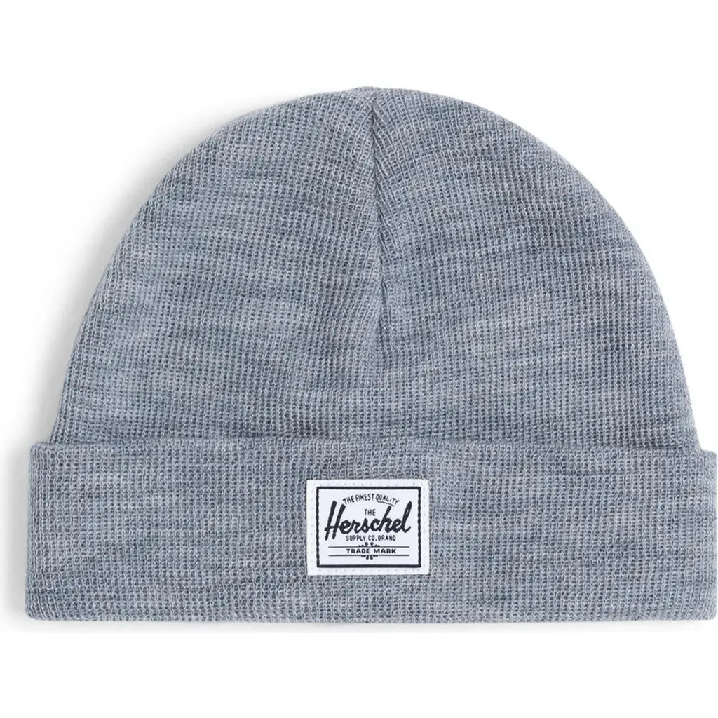 Herschel Supply Co. Classic Cuff Beanie in Heather Light Grey at Nordstrom, Size 6-18 M | Nordstrom