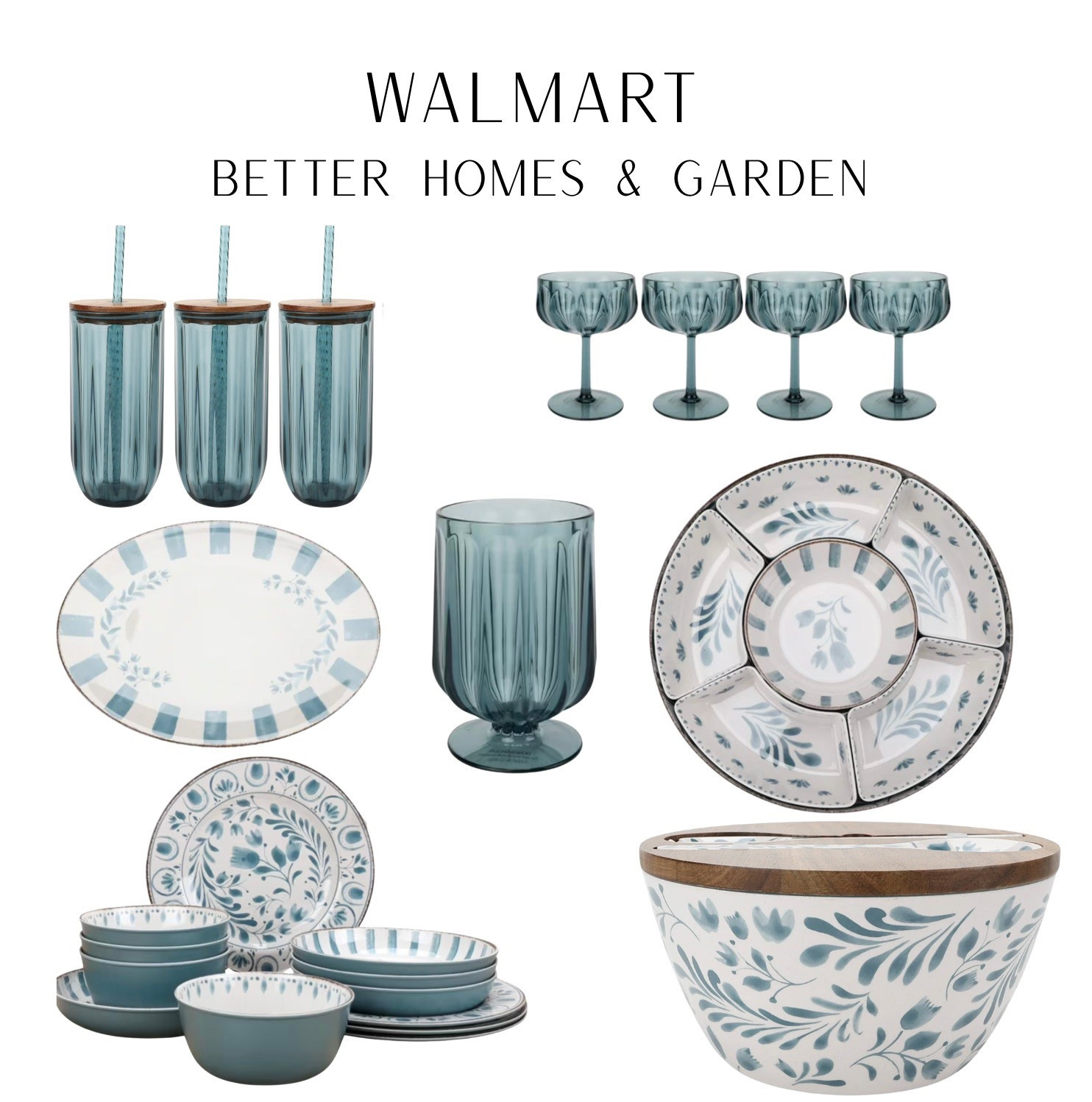 This melamine collection from Better Homes & Gardens is so beautiful and comes in Blue, Green and Grey!

#LTKStyleTip #LTKFindsUnder50 #LTKHome