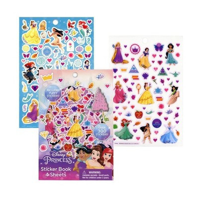 Innovative Designs Disney Princess Sticker Book | 4 Sheets | Over 300 Stickers | Target