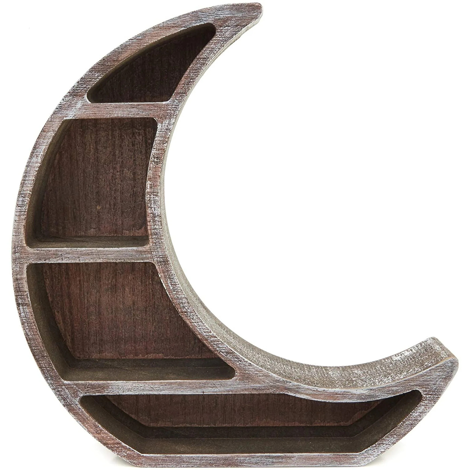 Rustic Wooden Crescent Moon Shelf, Gothic Home Decor (10 x 10.2 x 2 In) | Bed Bath & Beyond
