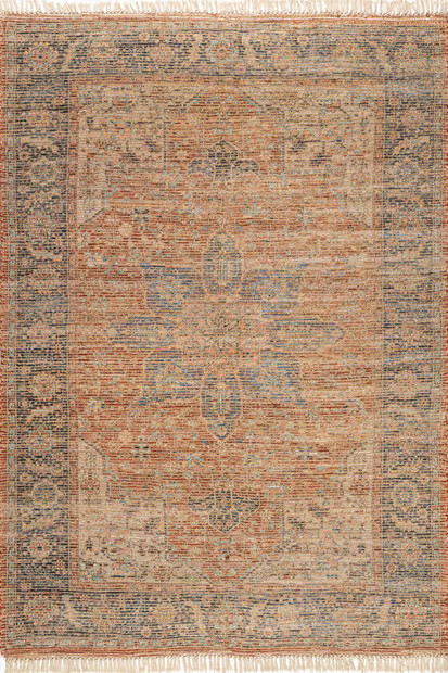 Multicolor Lennox Medallion Tassel Area Rug | Rugs USA