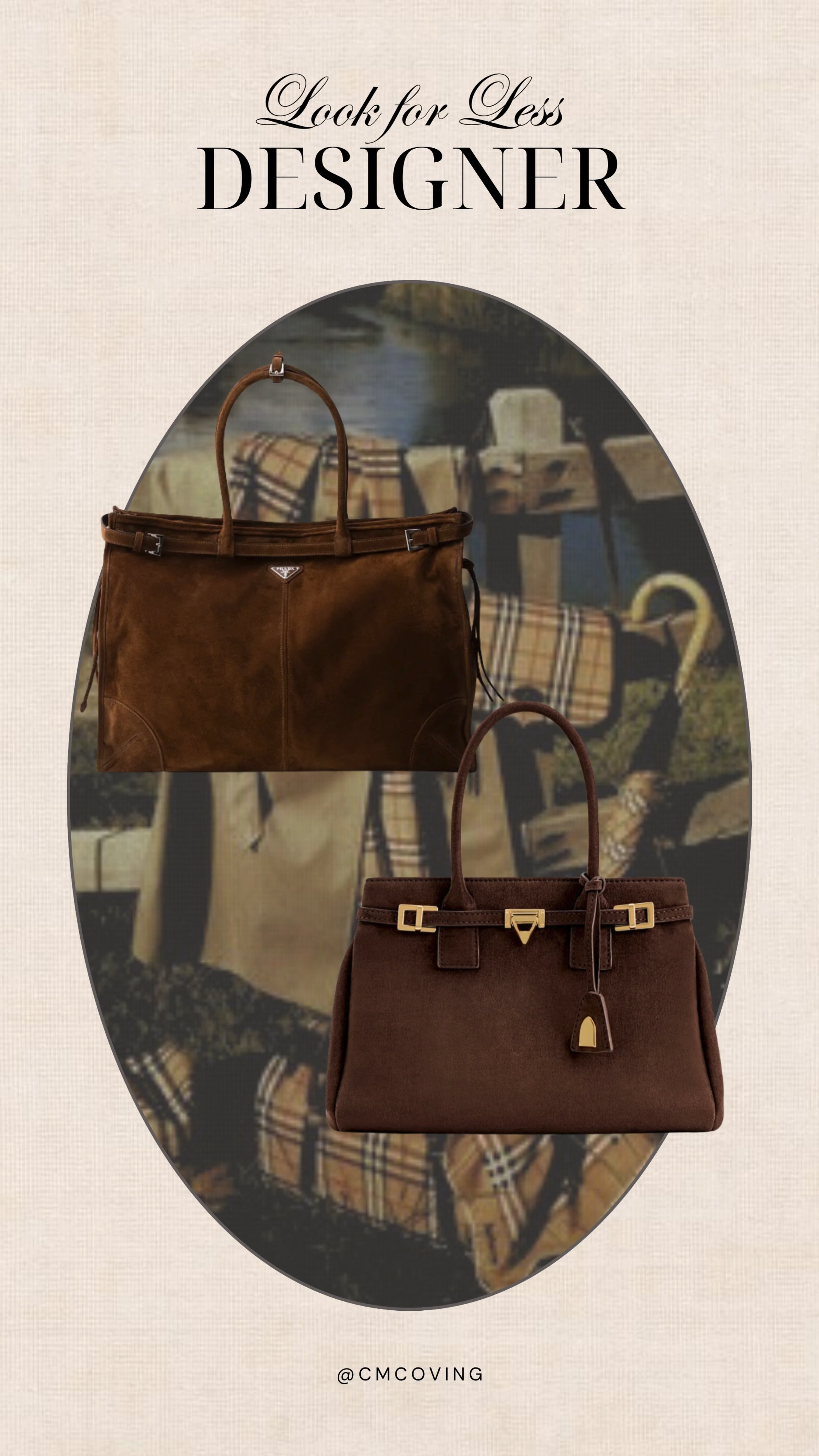 Designer look for less 👜 fall bag, purse, fall fashion, designer bag, suede bag 

 #LTKSeasonal #LTKFindsUnder100 #LTKItBag