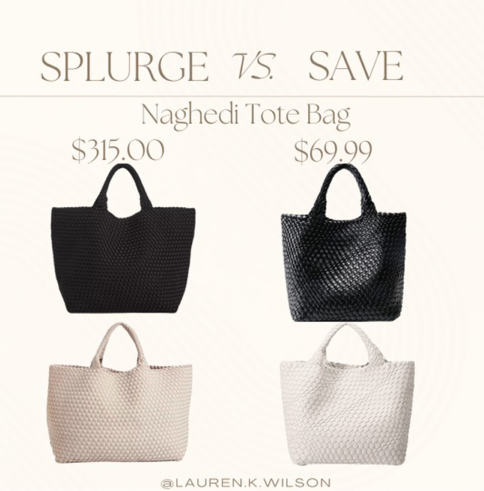 Naghedi tote. Naghedi dupe. Dupes. Splurge vs safe. Looks for lesson. Travel bag. Beach & pool tote. 

#LTKtravel #LTKFind #LTKunder100