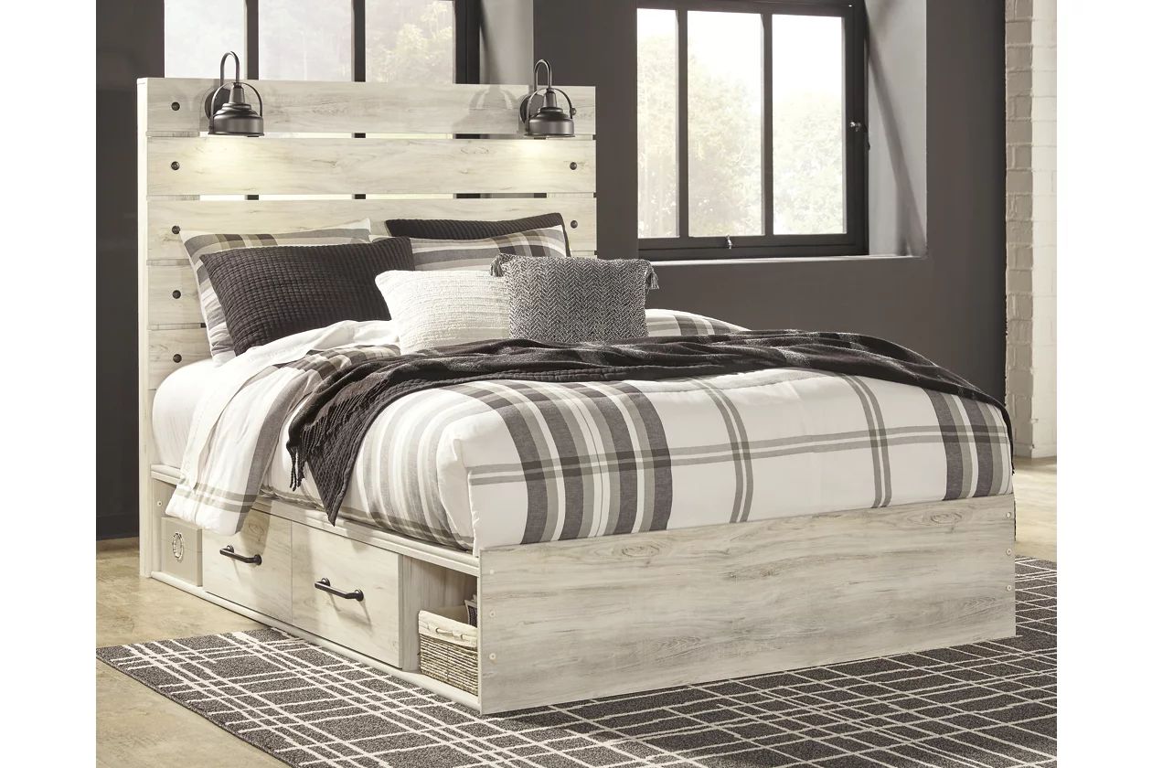 Cambeck Queen Panel Bed with 2 Storage Drawers | Ashley Homestore