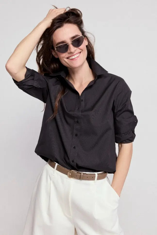 The Shirt by Rochelle Behrens The Jet Set Boyfriend Shirt (Women) | Nordstrom | Nordstrom