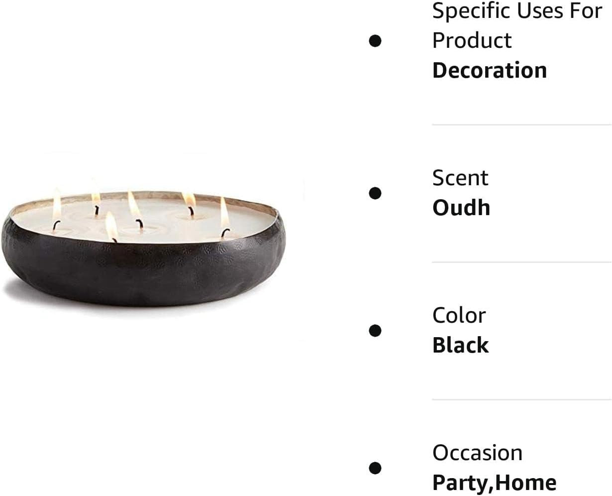 Napa Home & Garden OUDH Noir 6-Wick Candle Tray | Amazon (US)
