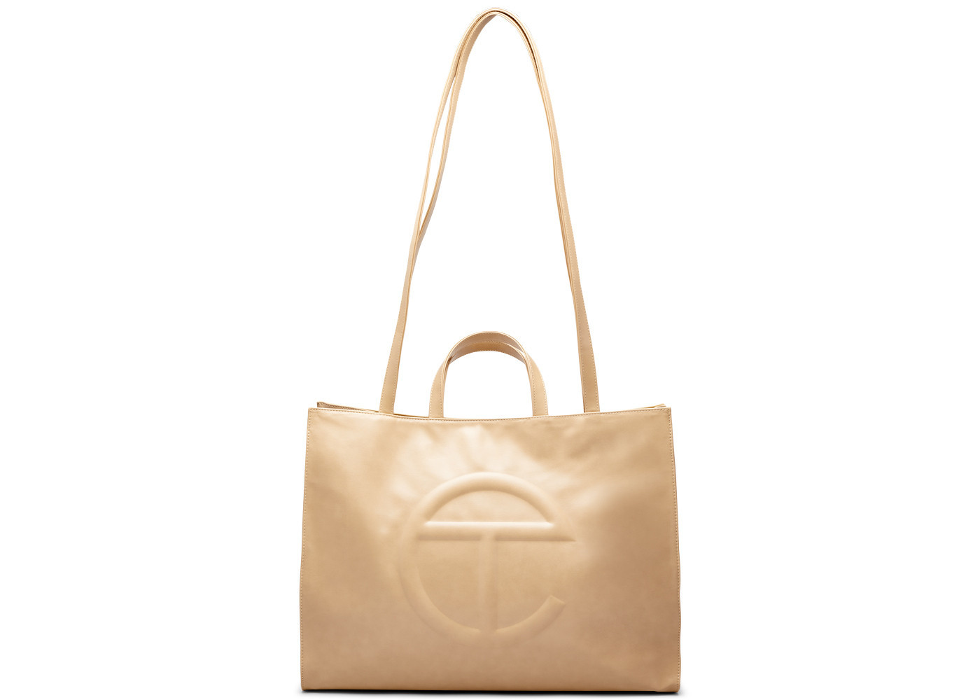 Telfar Shopping Bag Large in Cream | StockX