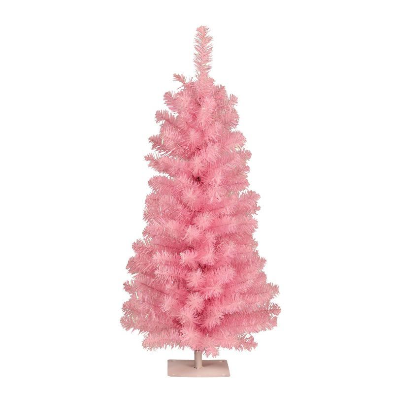 Vickerman Pink Pine Artificial Christmas Tree | Target