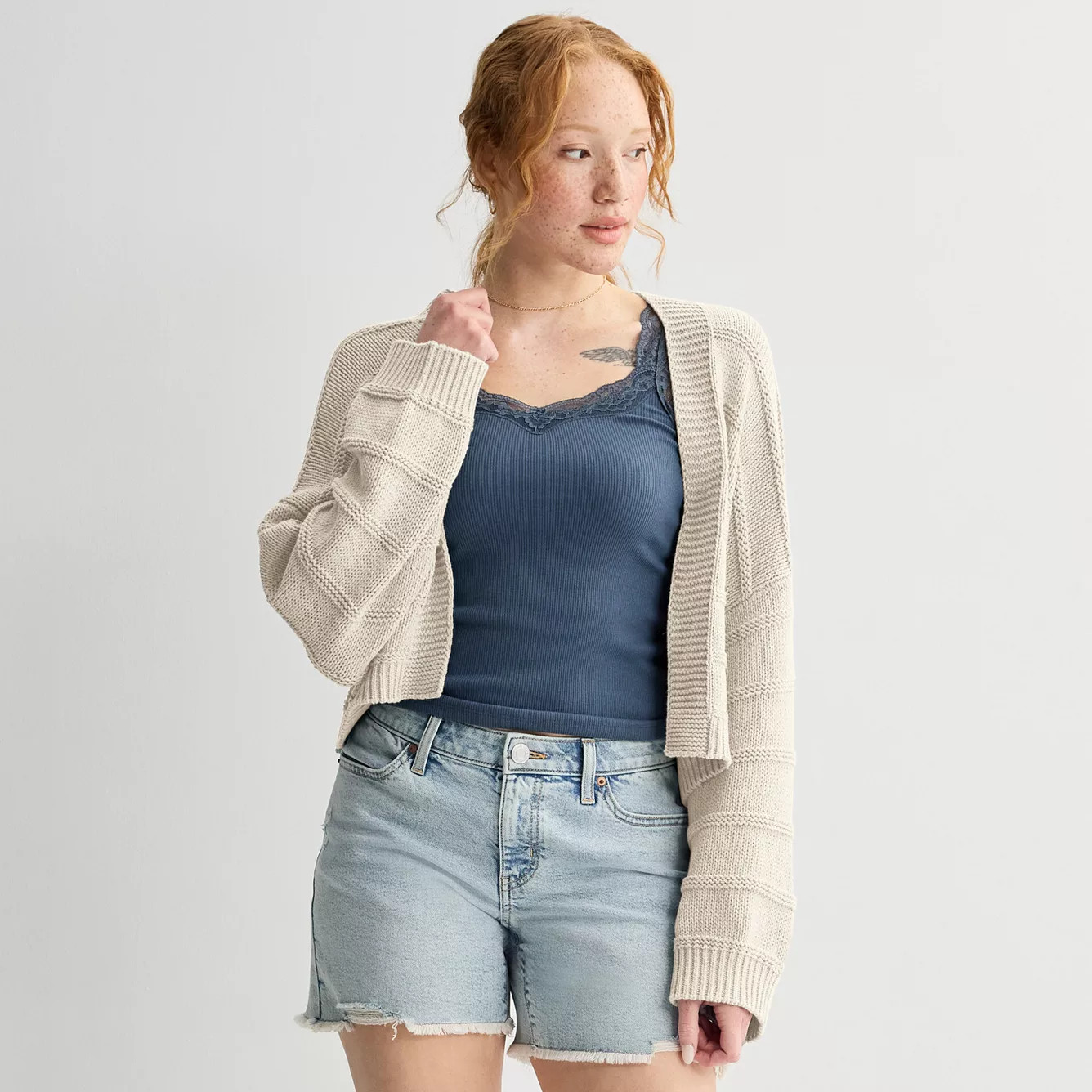 Juniors' SO® Textured Cardigan | Kohl's