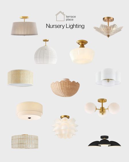A few of my favorite light fixtures for a nursery - all beautiful options I considered for the airplane room! 

#LTKkids #LTKfamily #LTKbaby