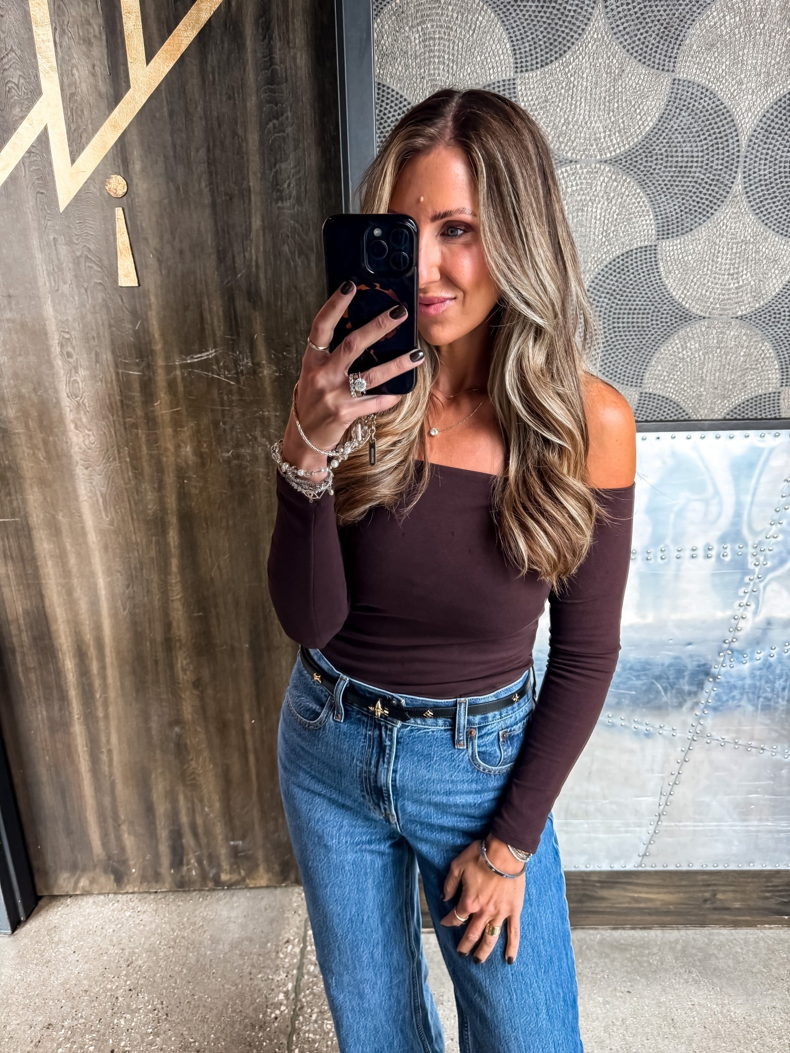 One of my favorite tops and jeans combo so cute for dinner with the girls are a date night is on sale with an extra code. I wear medium tops in size 28 long jeans.

#LTKFallSale #LTKSaleAlert #LTKOver40