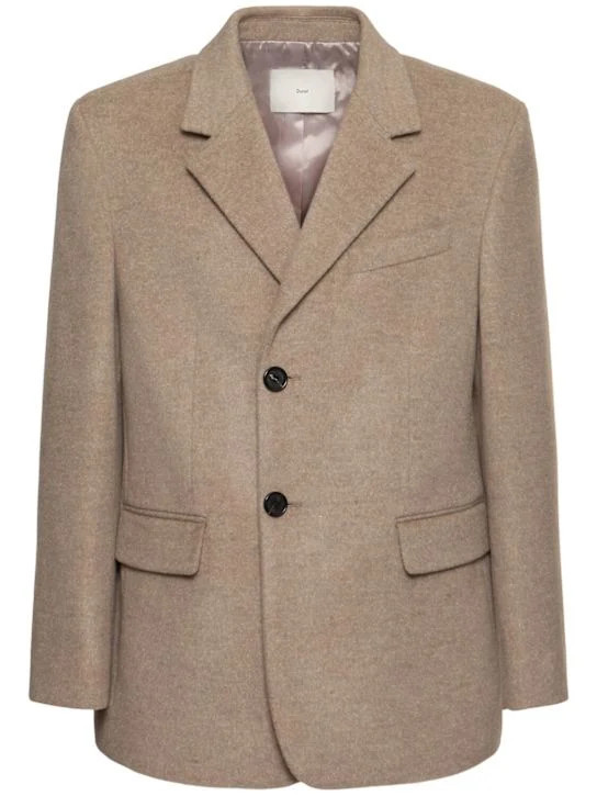 Unisex layered heavy wool blend blazer | Luisaviaroma