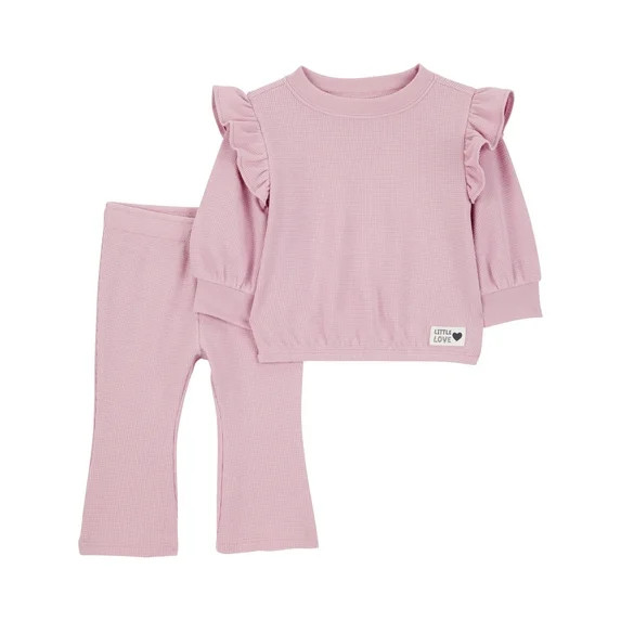 Carter's Child of Mine Baby Girl Outfit Set, 2-Piece, Sizes 0/3-24 Months - Walmart.com | Walmart (US)