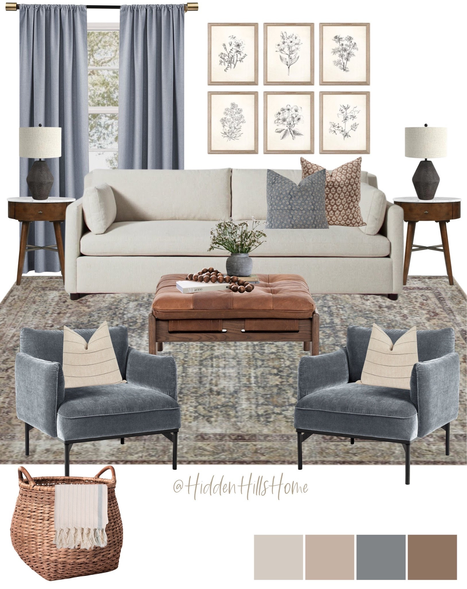 Living room decor mood board, cozy living room design, home decor ideas, living room inspiration #livingroom

#LTKHome #LTKSaleAlert