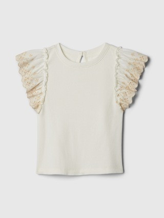babyGap Eyelet Rib T-Shirt | Gap (US)