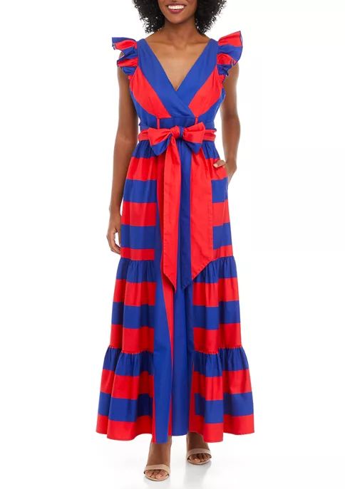 Women's Sleeveless Wrap Maxi Dress | Belk