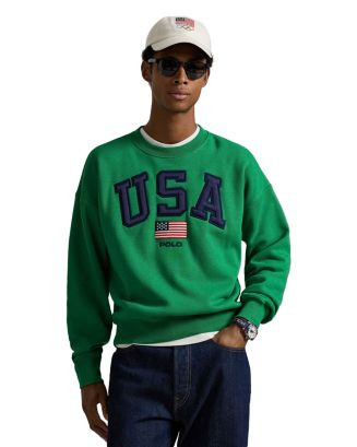 Unisex Vintage Fit Flag Fleece Sweatshirt | Bloomingdale's (US)