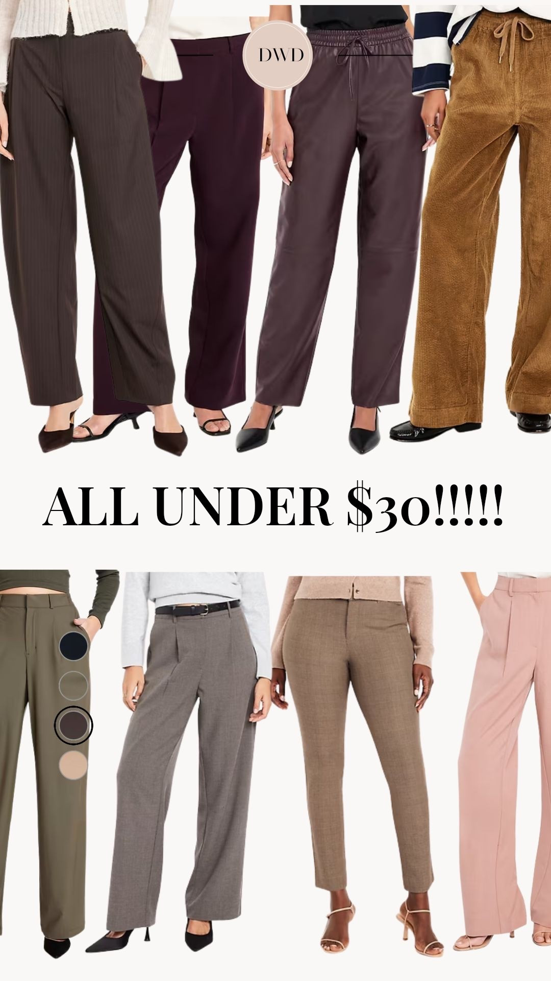 Also sharing a few great bottoms from the Old Navy sale! 🙌🏻

#LTKWorkwear #LTKFindsUnder50 #LTKSeasonal