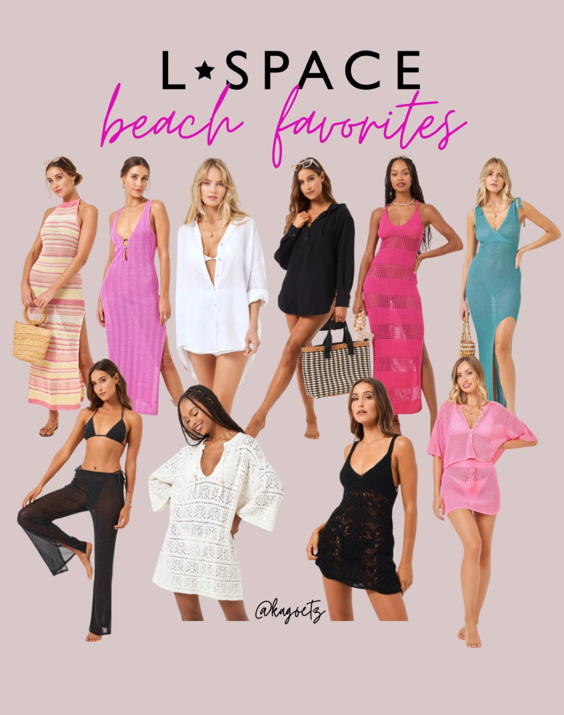 L*SPACE SUMMER PICKS

#lspace #beachwear #resortwear #summer #vacation #knitwear #crochet

#LTKswim #LTKSeasonal #LTKtravel