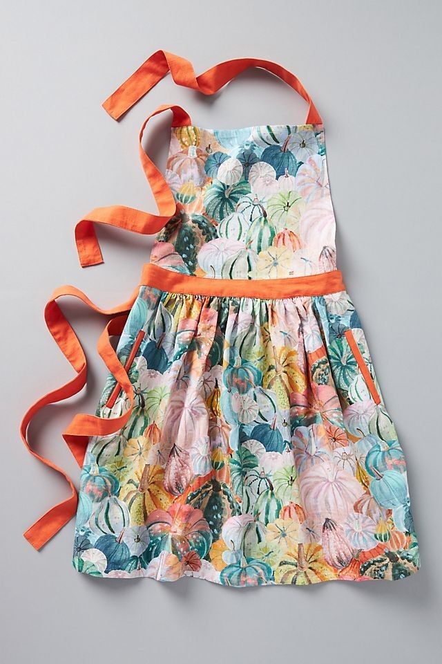 Pastel Pumpkin Apron | Anthropologie (US)