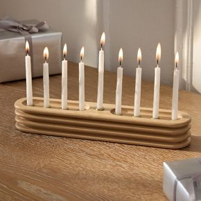 Peyton Wood Menorah | West Elm (US)