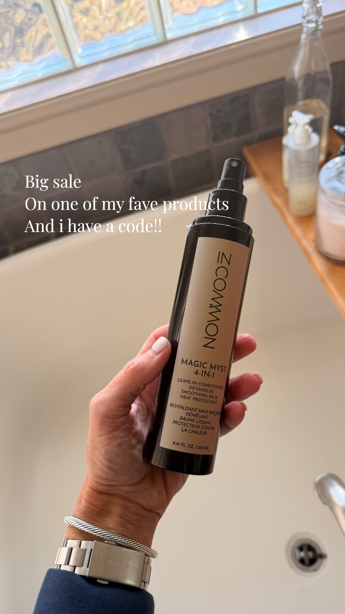 Semi annual sale 
I use this every day! My detangler and leave in heat protectant!! I even travel with it so good and doesn’t weigh down my fine/thin hair 

Code CINDY for 35% off sitewide 
Can stack on bundles 

#LTKBeauty #LTKselfcare #LTKOver40