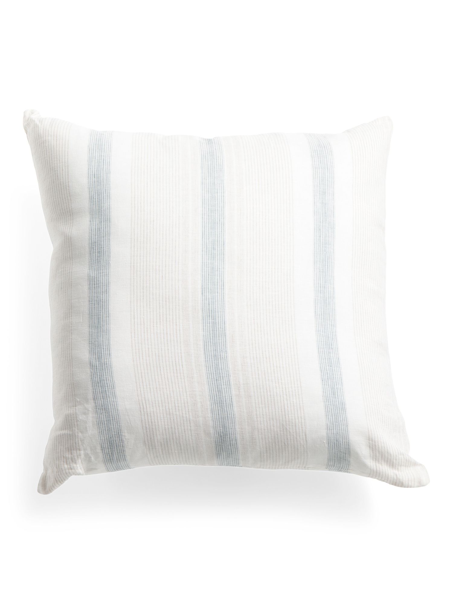 Made In Portugal 24x24 Linen Stripe Pillow | TJ Maxx