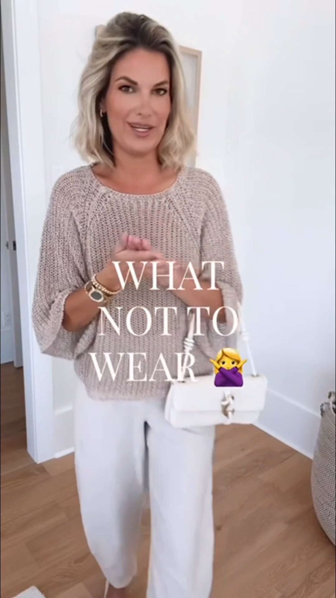 Learn from my mistakes 🙈. I was not a fan of the barrel style at first but I figured out what to avoid and what makes them fit more flattering. I’m 5’11” wearing small pants. Medium sweater.

#LTKTall #LTKOver40 #LTKootd
