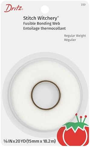 STITCH WITCHERY FUSIBLE BONDING WEB WHITE REG WGHT 20YD | Amazon (US)