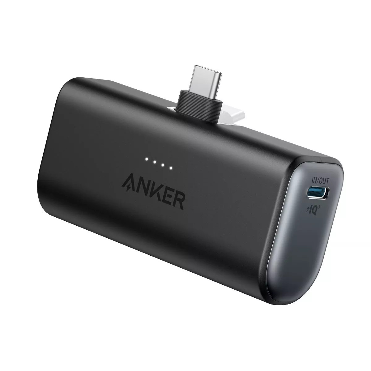 Anker Nano 5000mAh 22.5W Power Bank with Built-in USB-C Connector - Black | Target