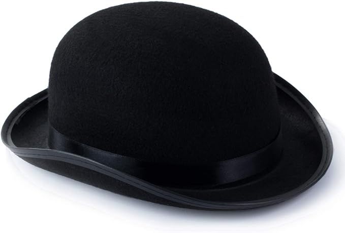 Funny Party Hats Derby Bowler Hat - Costume Hats for Men Women Unisex - Dress Up | Amazon (US)