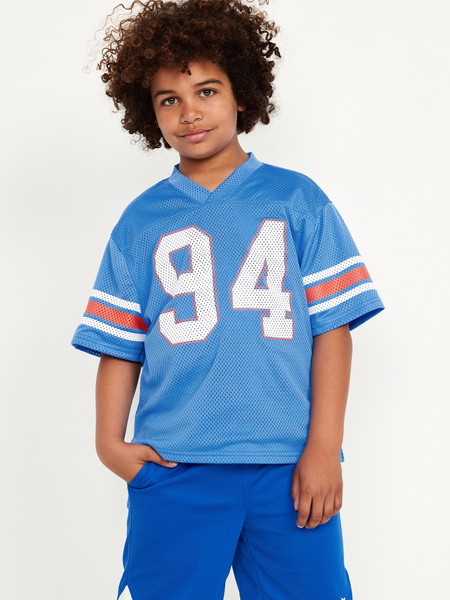 Short-Sleeve Football Jersey for Boys | Old Navy (US)