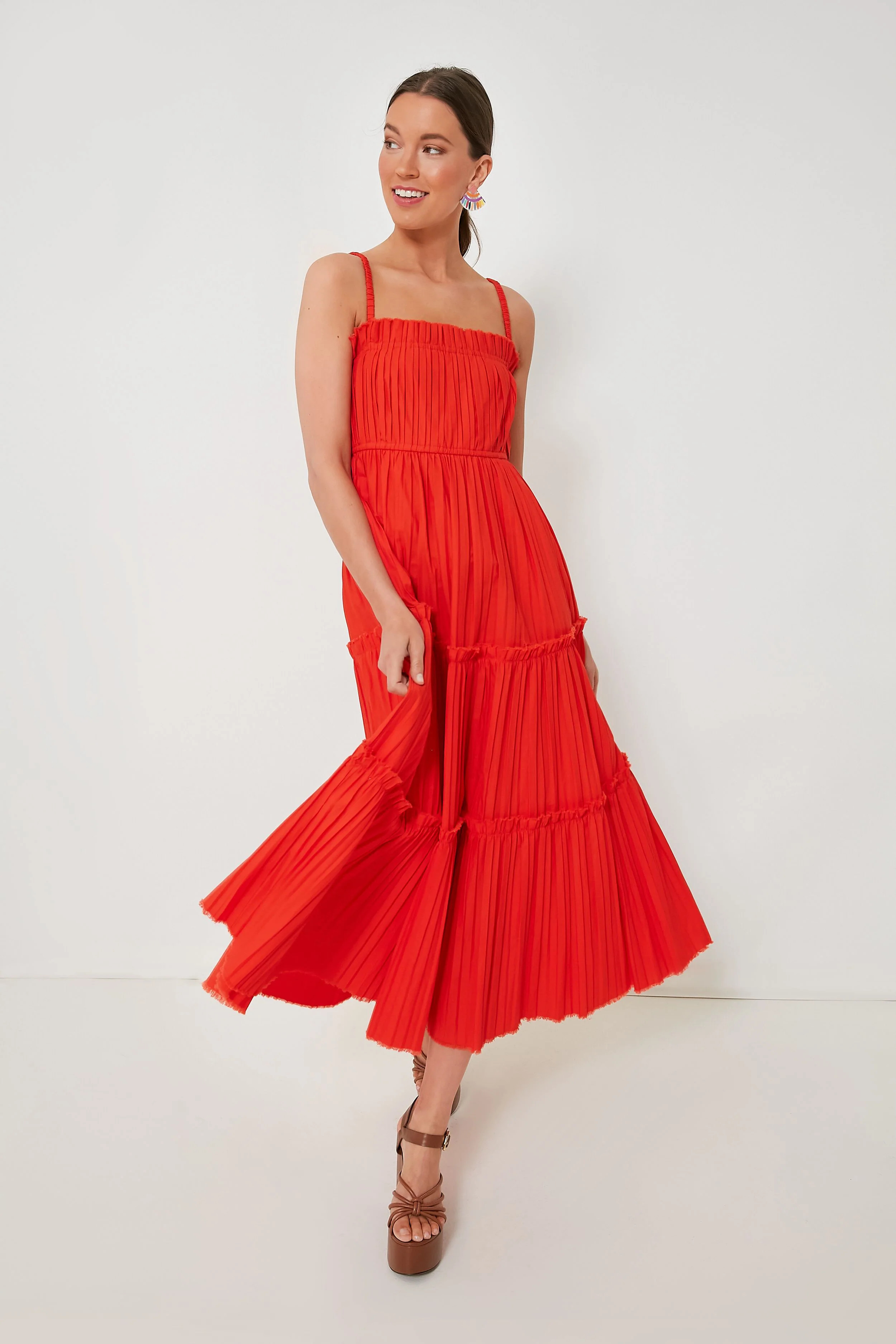 Poppy Greir Pleating Slip Dress 
                Sea New York | Tuckernuck (US)