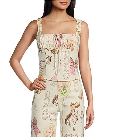 Bailey Rose Lets Rodeo Coordinating Corset Top - S | Dillard's
