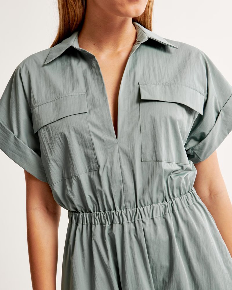 Utility Maxi Shirt Dress | Abercrombie & Fitch (US)