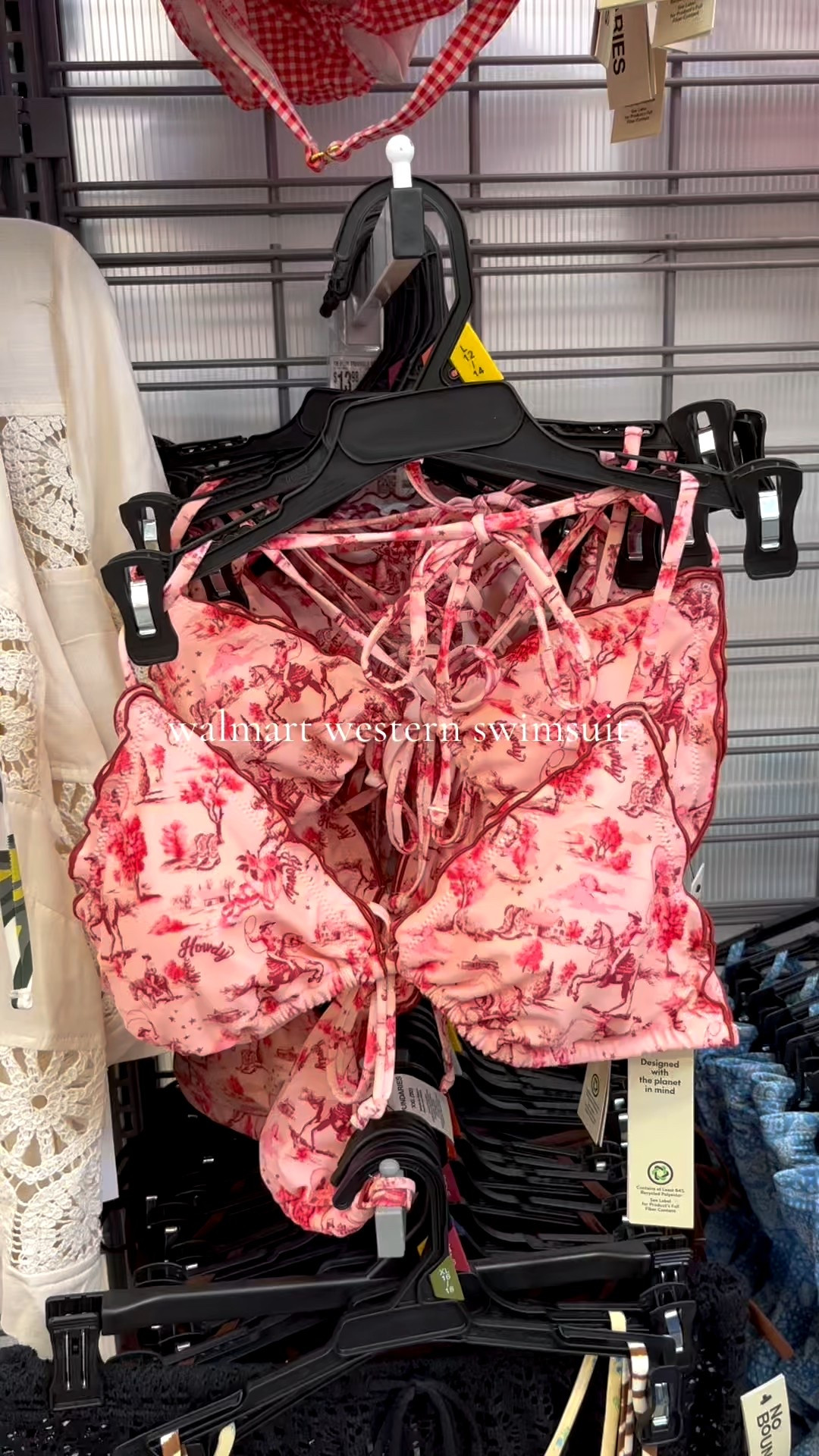 Summer time is right around the corner and we know this swimsuit won’t be in stock long 🩷🤠 @walmart 