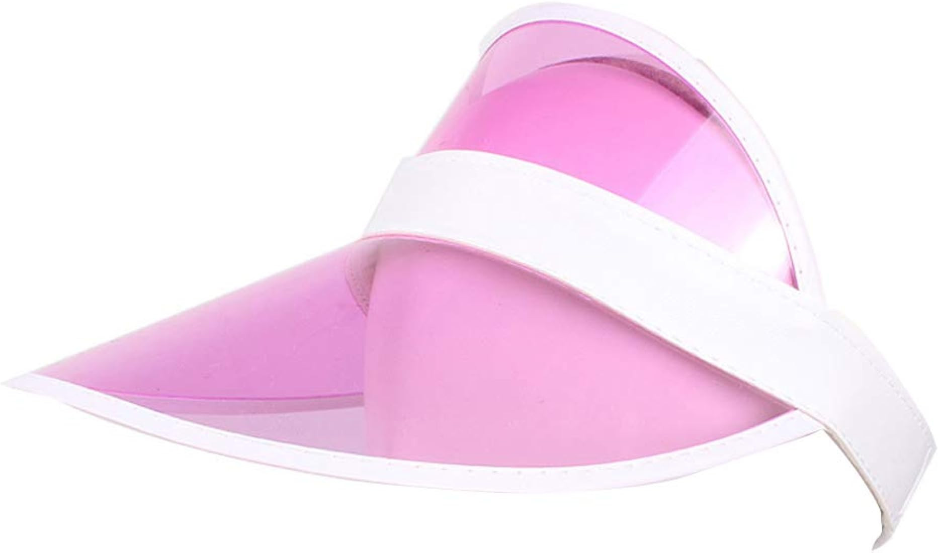 ink2055 Girls Hats Fashion Summer Outdoor Sports Sun Protection Cap Hat Unisex Clear Plastic Viso... | Amazon (US)