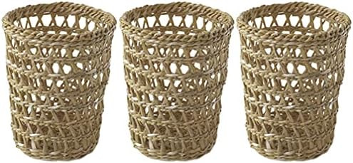 Garneck 3pcs Cup Sleeve Straw Woven Cup Cover Holders Drinks Sleeve Holder Tumbler Insulator Slee... | Amazon (US)