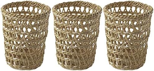 Garneck 3pcs Cup Sleeve Straw Woven Cup Cover Holders Drinks Sleeve Holder Tumbler Insulator Slee... | Amazon (US)