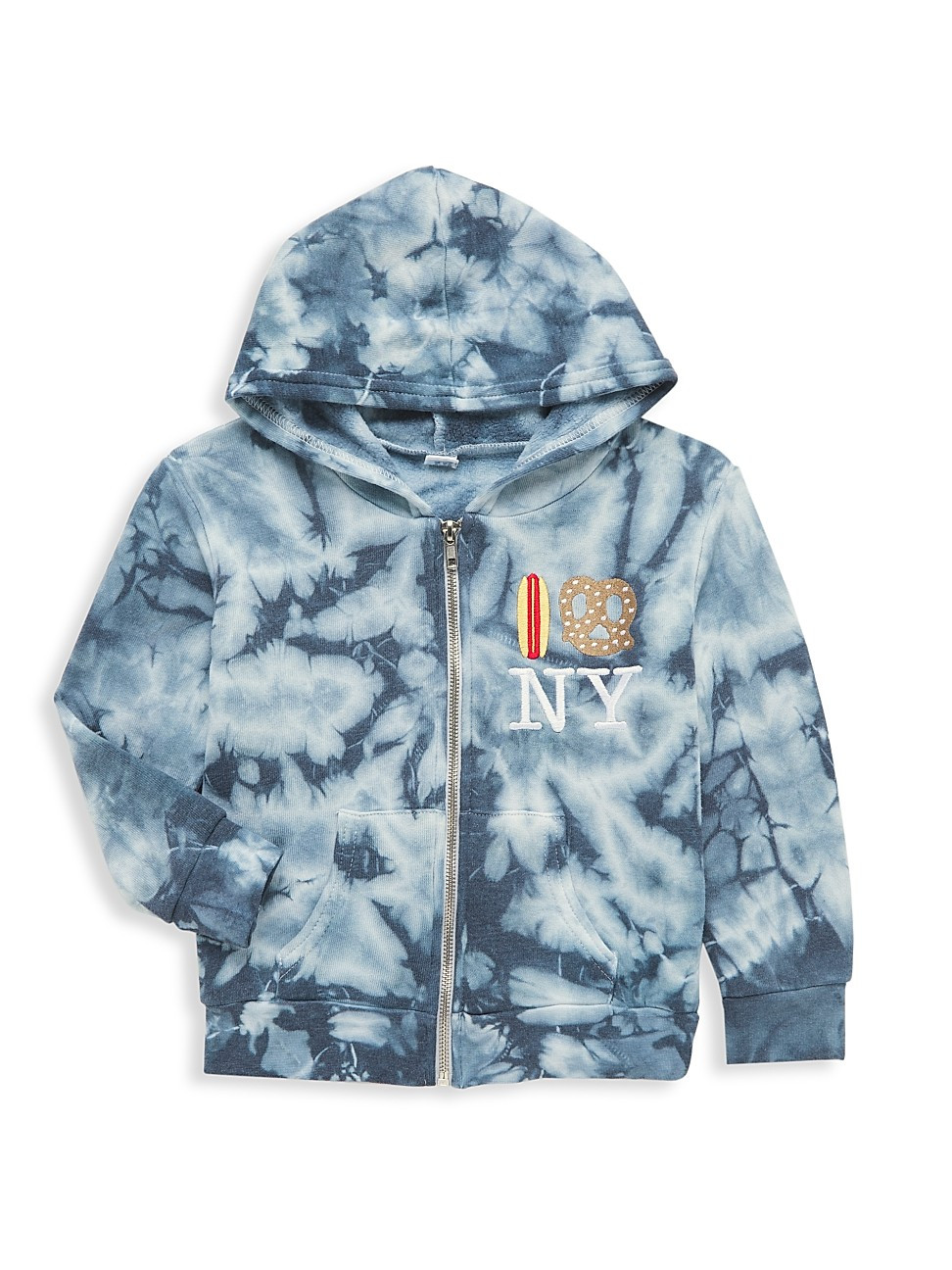 PiccoliNY Baby's, Little Kid's & Kid's Tie-Dye NY Hoodie - Stormy Black - Size 2 | Saks Fifth Avenue