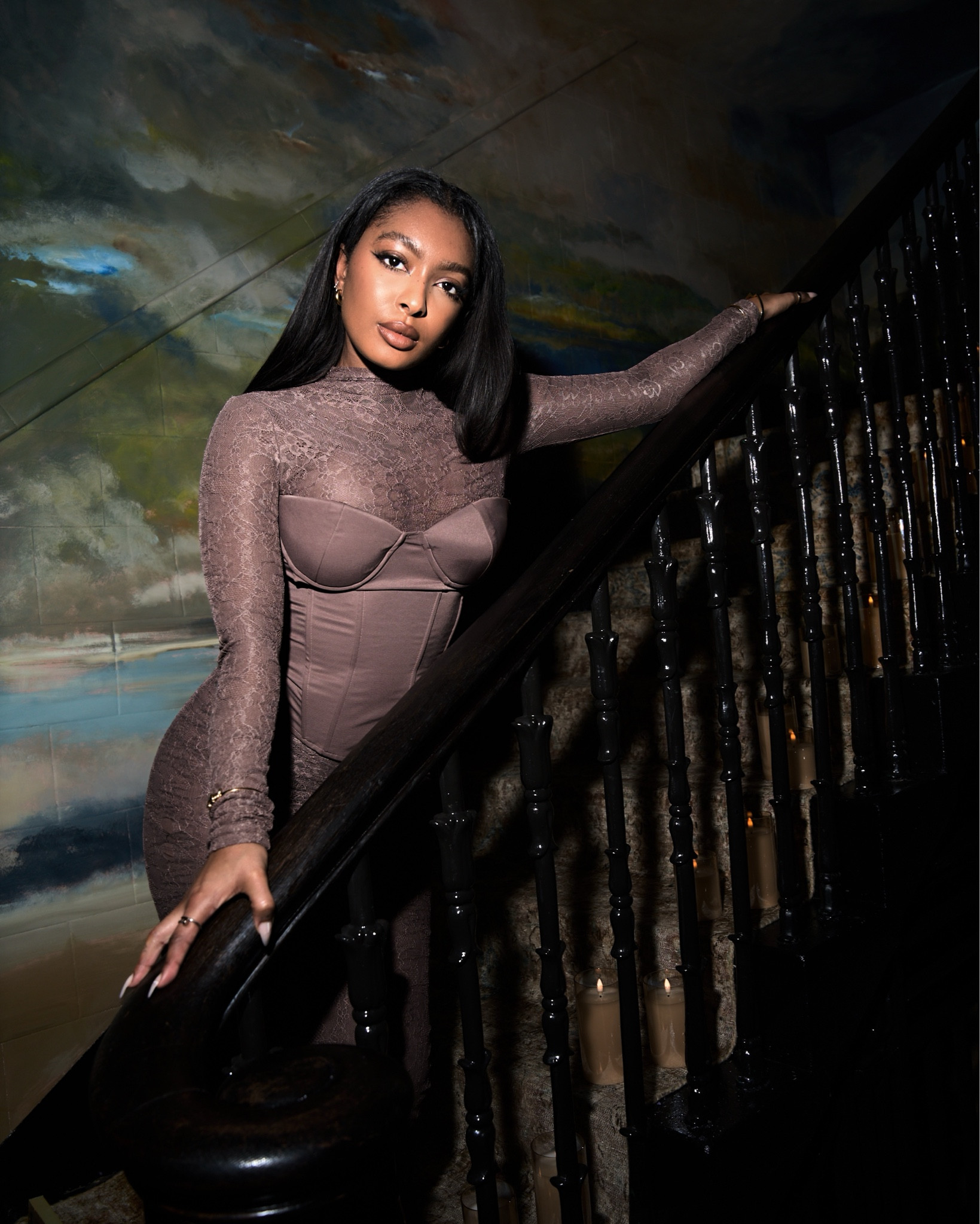 Browny purple lace dress with corset! Fits to perfection 

#LTKdatenight #LTKpartywear #LTKstyletip