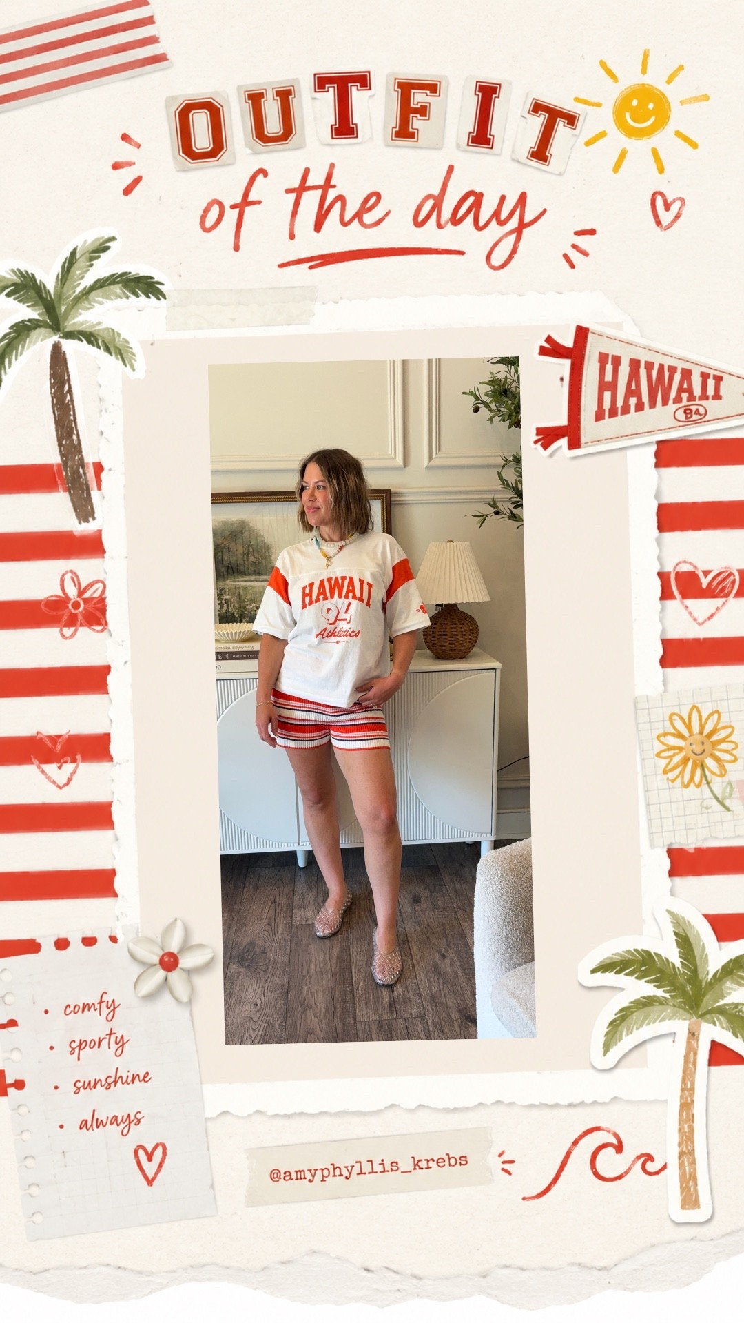 Summer Casual OOTD
I am here for the knit shorts trend and these stripe ones are so good! They are comfy and loving the colors, I paired it with the cutest graphic tee as well. I added jelly shoes to finish off the outfit and a cute jewelry stack! Loving all of these trends right now and all paired together makes the perfect casual summer outfit!!
#summeroutfit #summerlook #casualoutfit #outfitidea #oldnavystyle #oldnavyoutfit #knitshorts #jellyshoes #momstyle #trendyoutfit #casualsummerlook

#LTKootd #LTKSeasonal #LTKOver40